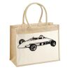 Cotton Pocket Jute Shopper Thumbnail