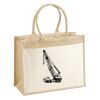Cotton Pocket Jute Shopper Thumbnail