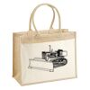 Cotton Pocket Jute Shopper Thumbnail