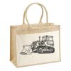 Cotton Pocket Jute Shopper Thumbnail