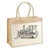 Cotton Pocket Jute Shopper Thumbnail