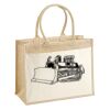 Cotton Pocket Jute Shopper Thumbnail