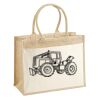 Cotton Pocket Jute Shopper Thumbnail