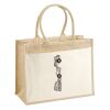 Cotton Pocket Jute Shopper Thumbnail
