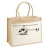 Cotton Pocket Jute Shopper Thumbnail