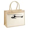 Cotton Pocket Jute Shopper Thumbnail