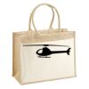 Cotton Pocket Jute Shopper Thumbnail