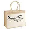 Cotton Pocket Jute Shopper Thumbnail