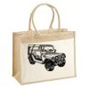 Cotton Pocket Jute Shopper Thumbnail