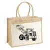 Cotton Pocket Jute Shopper Thumbnail
