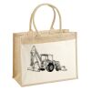 Cotton Pocket Jute Shopper Thumbnail
