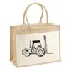 Cotton Pocket Jute Shopper Thumbnail
