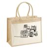 Cotton Pocket Jute Shopper Thumbnail