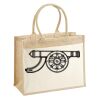 Cotton Pocket Jute Shopper Thumbnail