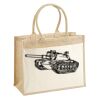 Cotton Pocket Jute Shopper Thumbnail