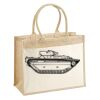 Cotton Pocket Jute Shopper Thumbnail