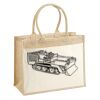 Cotton Pocket Jute Shopper Thumbnail