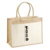 Cotton Pocket Jute Shopper Thumbnail