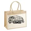 Cotton Pocket Jute Shopper Thumbnail