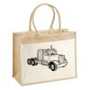 Cotton Pocket Jute Shopper Thumbnail