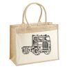 Cotton Pocket Jute Shopper Thumbnail