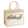 Cotton Pocket Jute Shopper Thumbnail