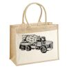 Cotton Pocket Jute Shopper Thumbnail