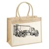 Cotton Pocket Jute Shopper Thumbnail