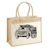 Cotton Pocket Jute Shopper Thumbnail