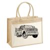 Cotton Pocket Jute Shopper Thumbnail