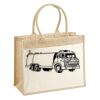 Cotton Pocket Jute Shopper Thumbnail