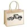 Cotton Pocket Jute Shopper Thumbnail