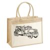 Cotton Pocket Jute Shopper Thumbnail
