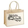 Cotton Pocket Jute Shopper Thumbnail