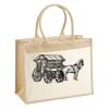 Cotton Pocket Jute Shopper Thumbnail