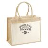 Cotton Pocket Jute Shopper Thumbnail