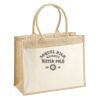Cotton Pocket Jute Shopper Thumbnail