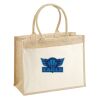 Cotton Pocket Jute Shopper Thumbnail