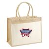 Cotton Pocket Jute Shopper Thumbnail