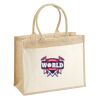 Cotton Pocket Jute Shopper Thumbnail