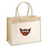 Cotton Pocket Jute Shopper Thumbnail