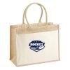 Cotton Pocket Jute Shopper Thumbnail