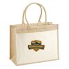 Cotton Pocket Jute Shopper Thumbnail