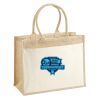 Cotton Pocket Jute Shopper Thumbnail