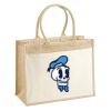 Cotton Pocket Jute Shopper Thumbnail