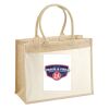 Cotton Pocket Jute Shopper Thumbnail
