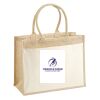 Cotton Pocket Jute Shopper Thumbnail