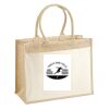Cotton Pocket Jute Shopper Thumbnail