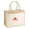 Cotton Pocket Jute Shopper Thumbnail