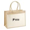 Cotton Pocket Jute Shopper Thumbnail